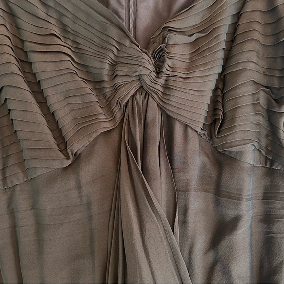 Tadashi Shoji Plus Size Brown Evening Dress - Picture 5 of 9